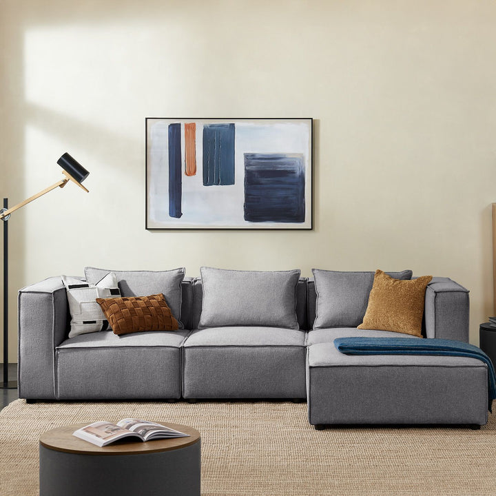 Modulares Sofa Domas L - 3 Sitzer