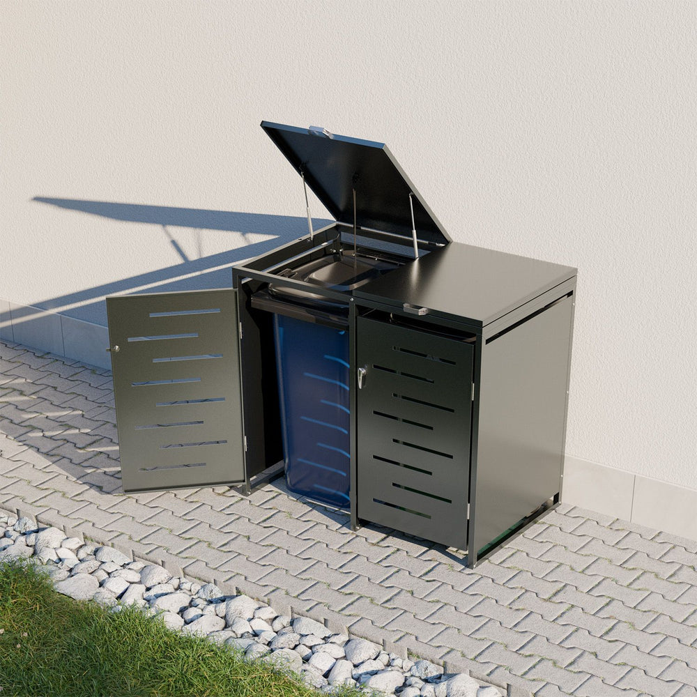 Metall Mülltonnenbox Arel