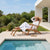 Gartenliege klappbar Evia