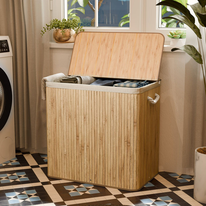Bambus Wäschekorb Curly