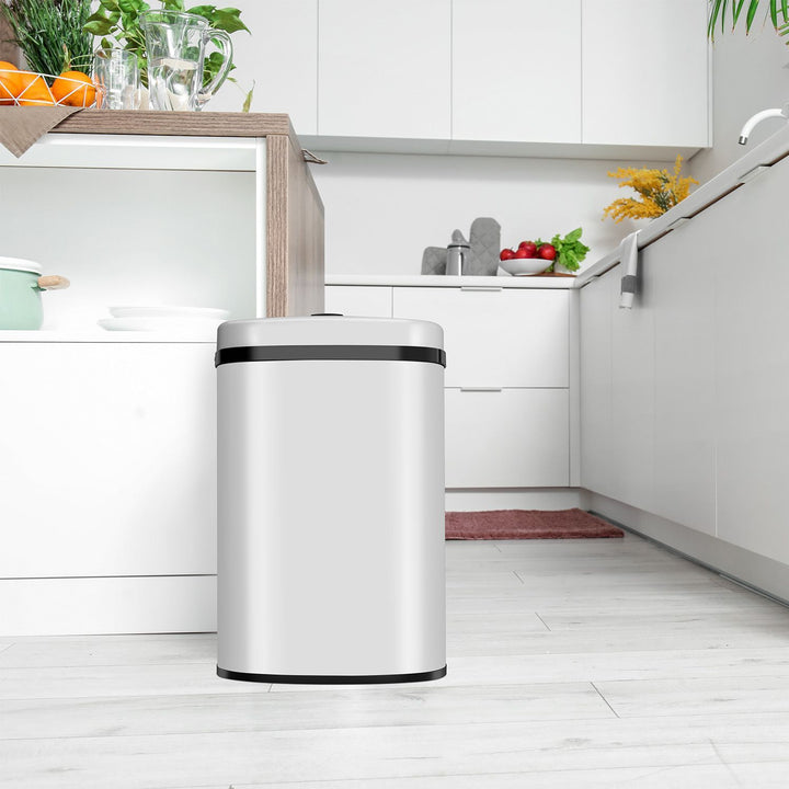 Rechteckiger Mülleimer mit Sensor