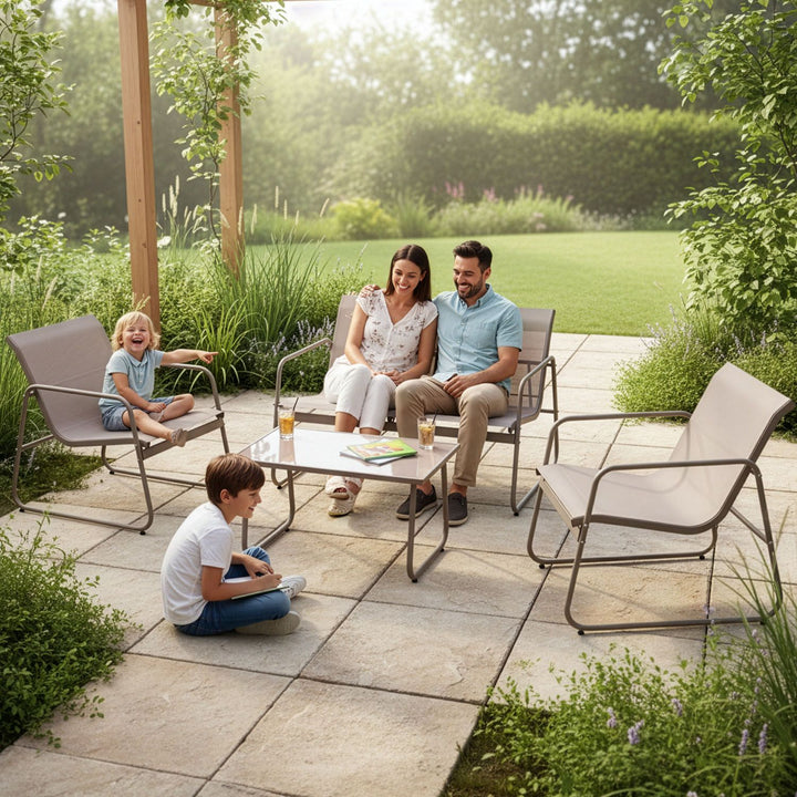 Gartenmöbelset Genua 4-teilig