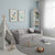 Kindersofa Kayo mit Cord Bezug & Kissen