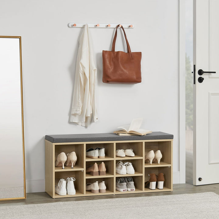Schuhregal aus Holz 104 x 30 x 48 cm