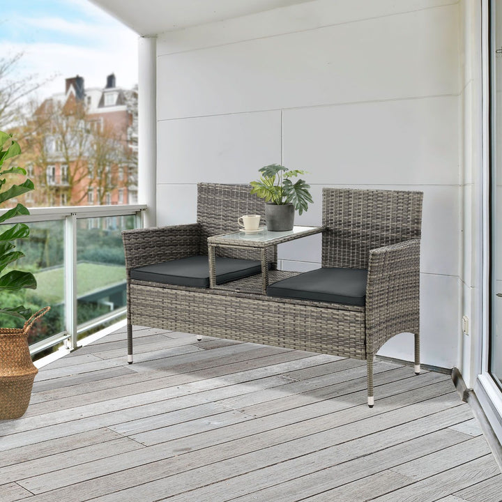 Polyrattan Sitzbank Monaco