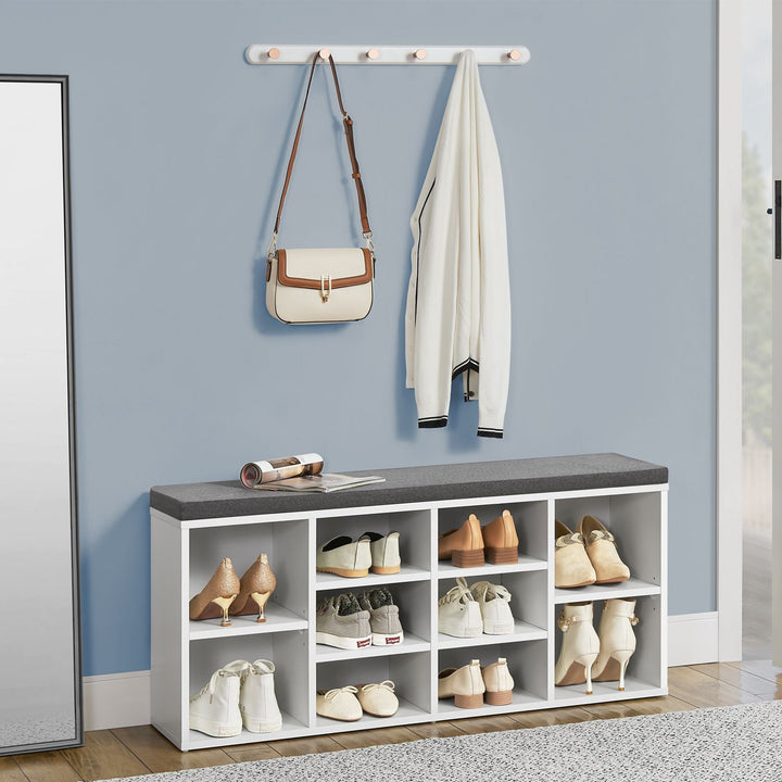 Schuhregal aus Holz 104 x 30 x 48 cm