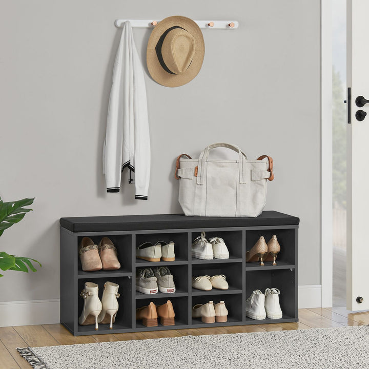 Schuhregal aus Holz 104 x 30 x 48 cm