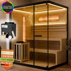 Traditionelle Sauna Vantaa - Schwarz