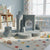 Kindersofa Kayo mit Cord Bezug & Kissen