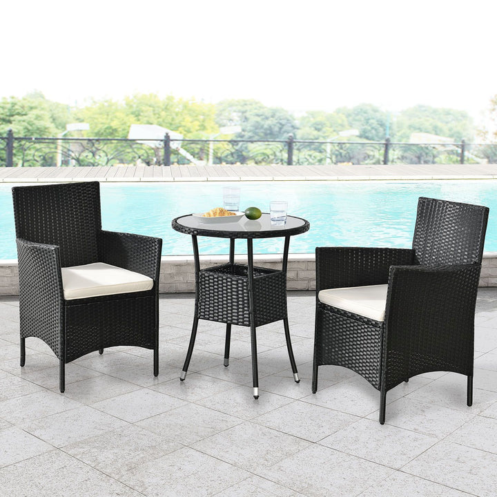 Polyrattan Balkon Set Bayamo