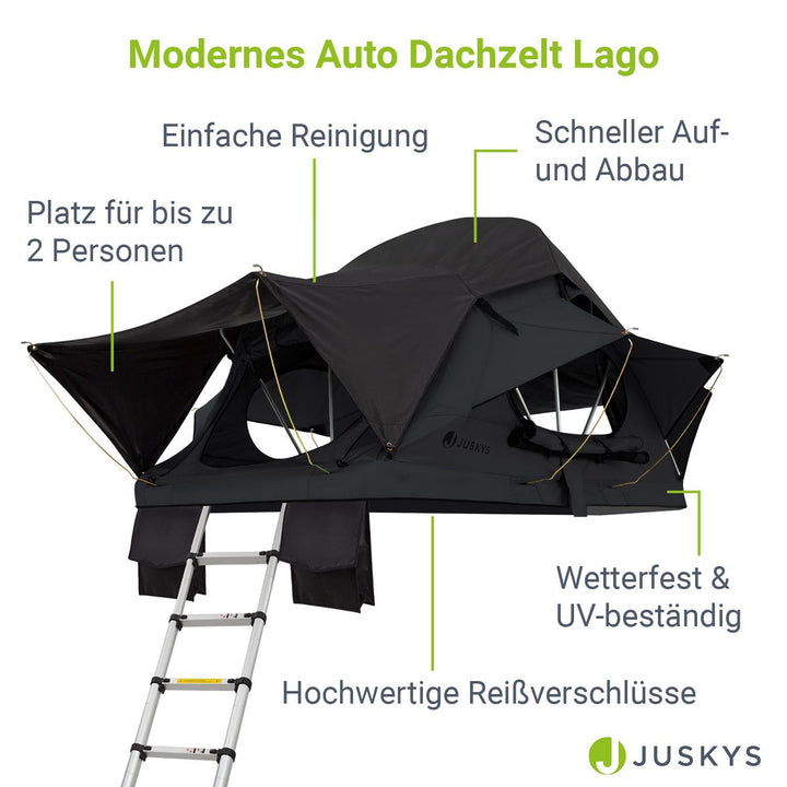 Dachzelt für 2 Personen Lago
