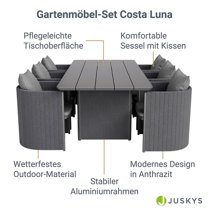 Gartengarnitur Sitzgruppe Costa Luna