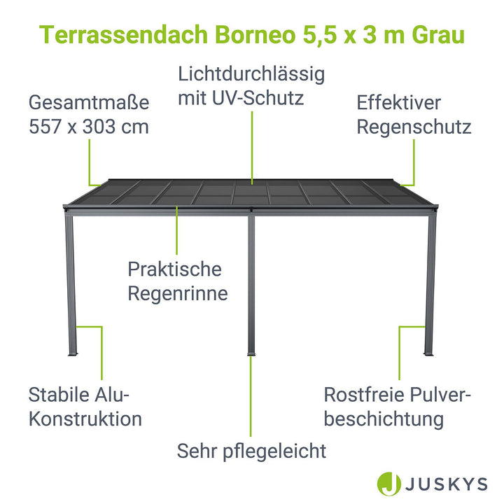 Terrassenüberdachung Borneo