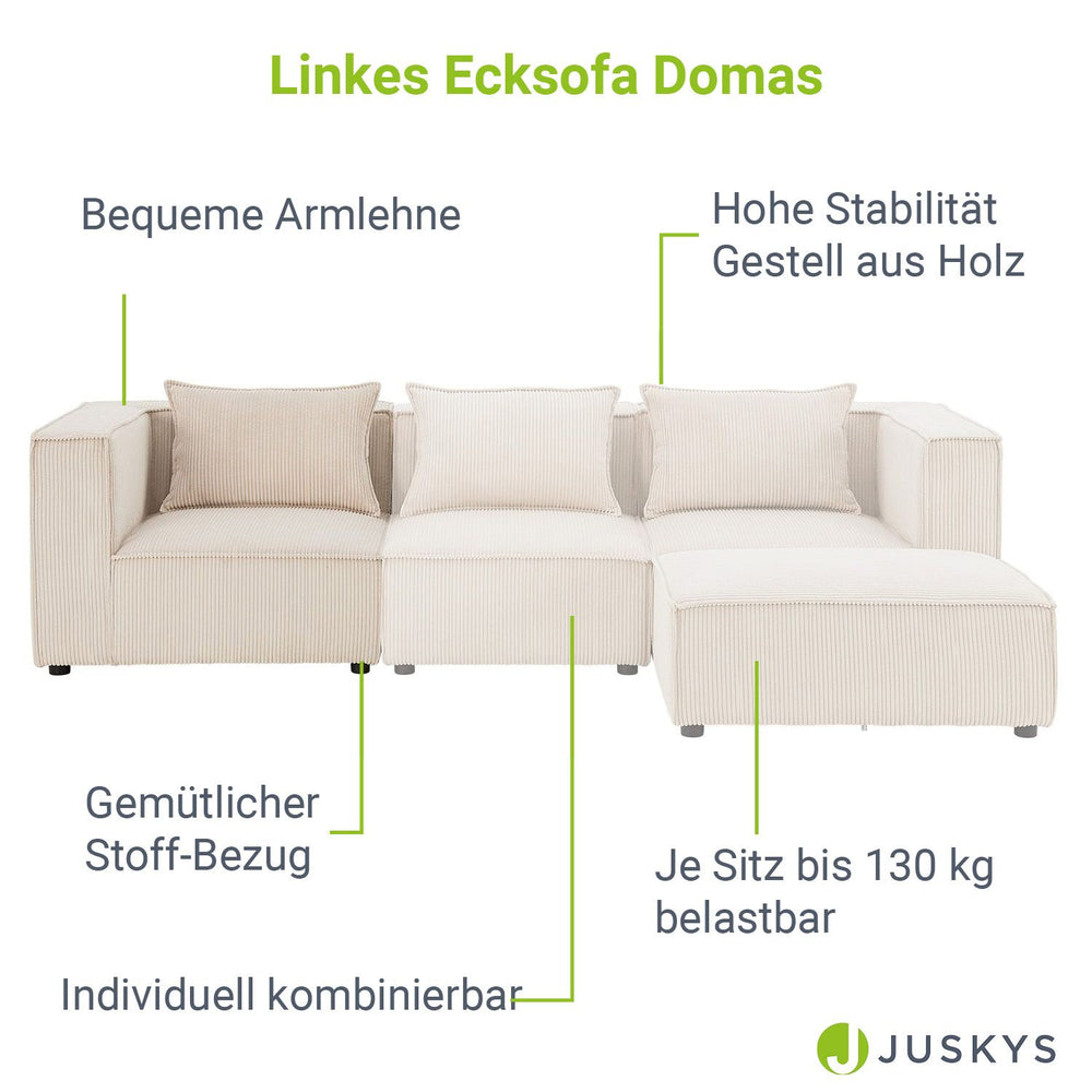 Modulares Sofa Domas - Variantenauswahl