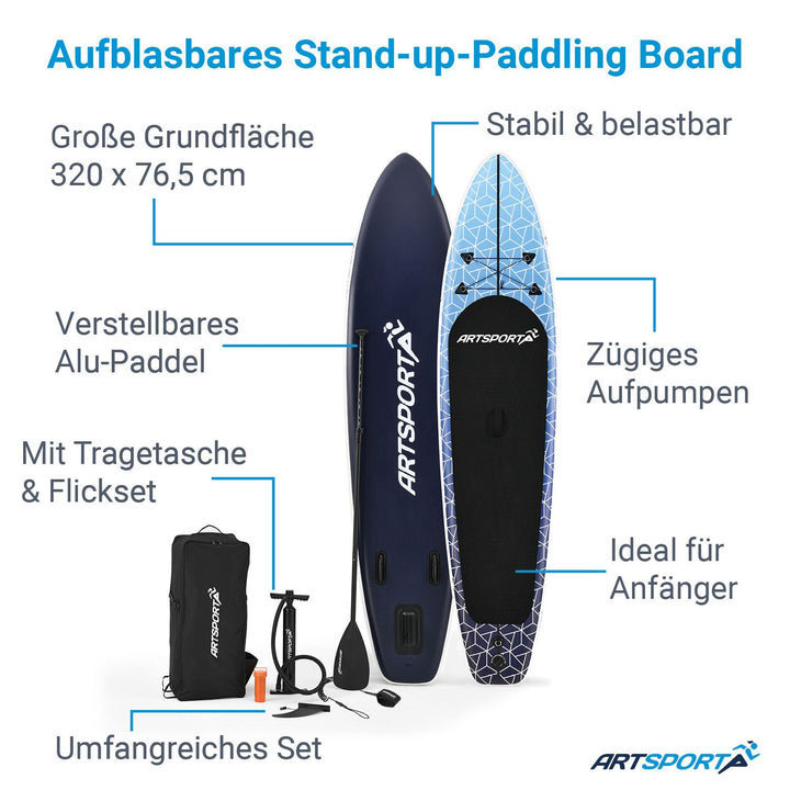 Stand Up Paddling Board - Komplett Set