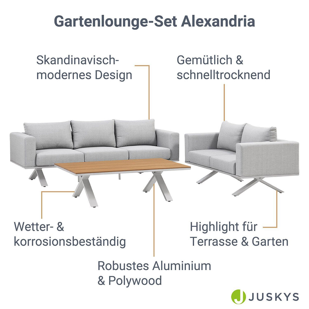 Premium Gartenmöbel Set Alexandria