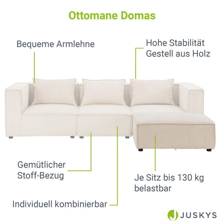 Modulares Sofa Domas - Variantenauswahl