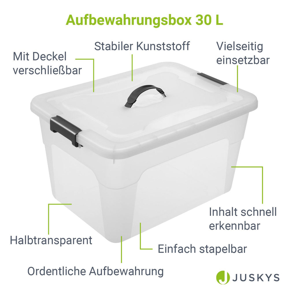 Aufbewahrungsbox mit Deckel