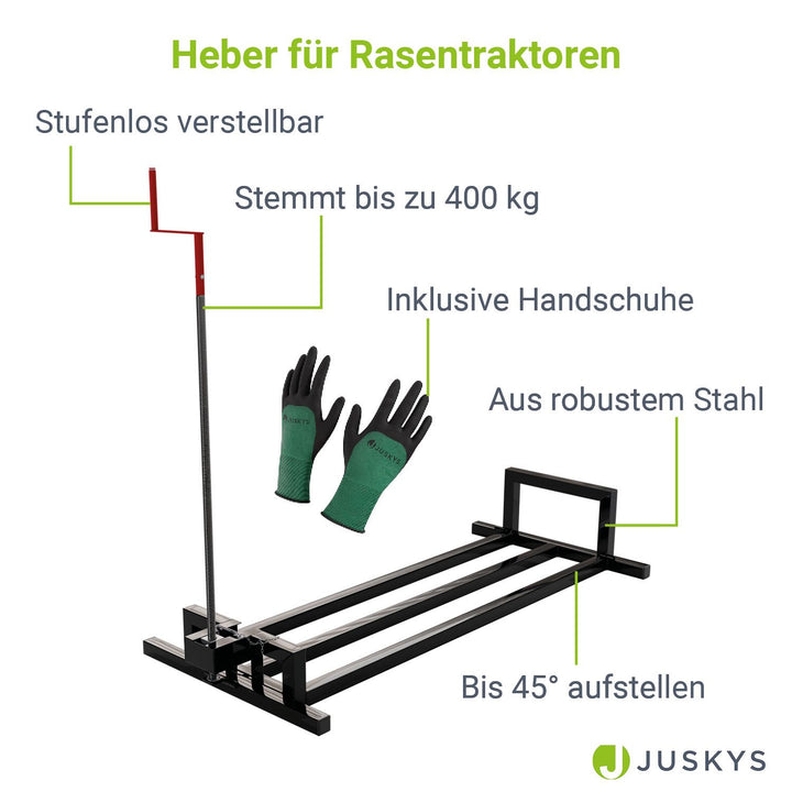 Rasentraktorheber bis 400 kg