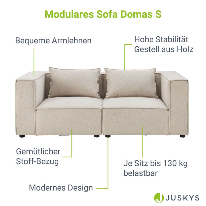 Modulares Sofa Domas S - 2 Sitzer