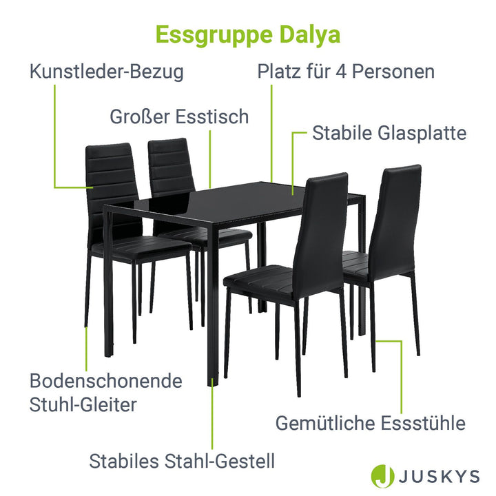 Essgruppe Dalya für 4 Personen