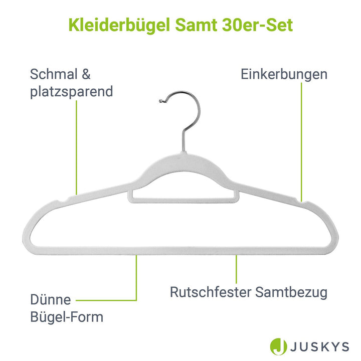 Kleiderbügel - Samt