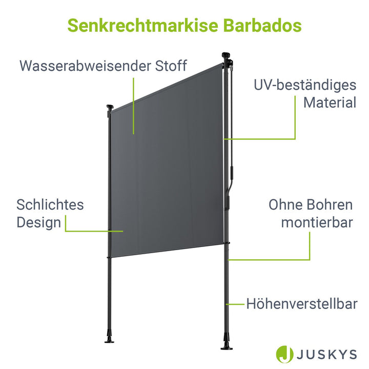 Senkrechtmarkise Barbados