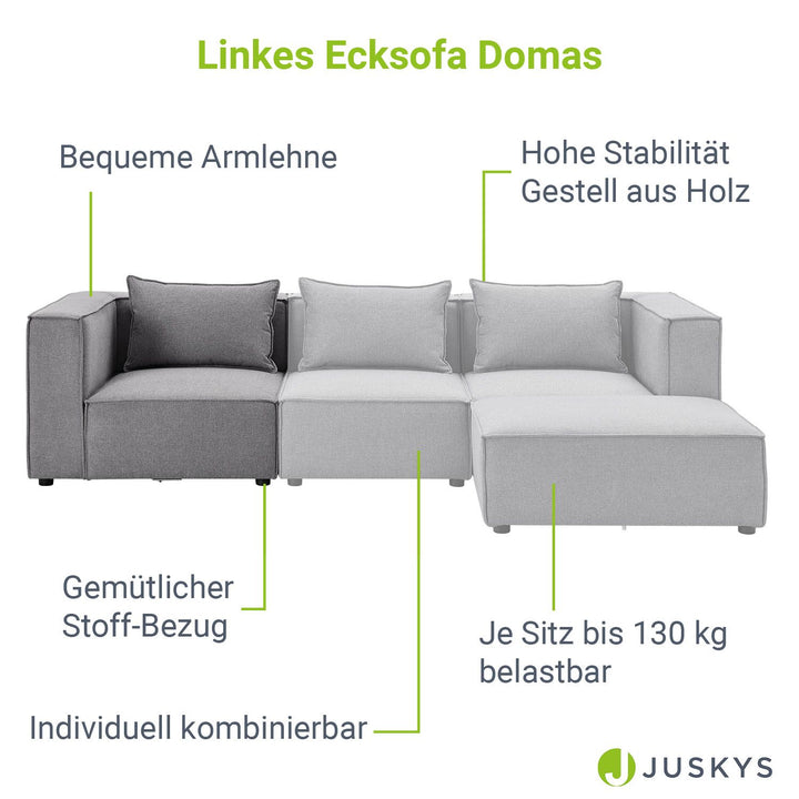 Modulares Sofa Domas - Variantenauswahl