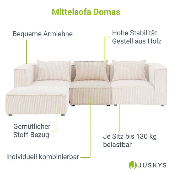 Modulares Sofa Domas - Variantenauswahl