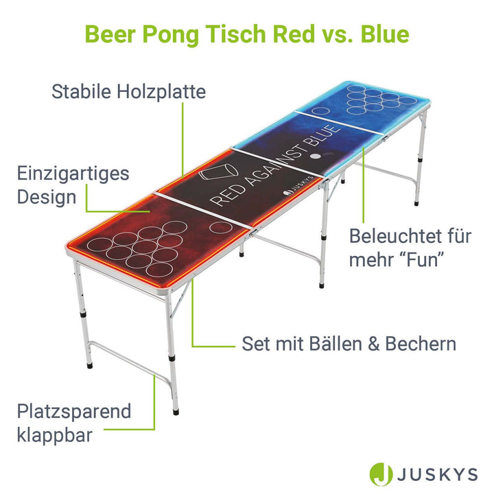 Beer Pong Tisch - diverse Designs