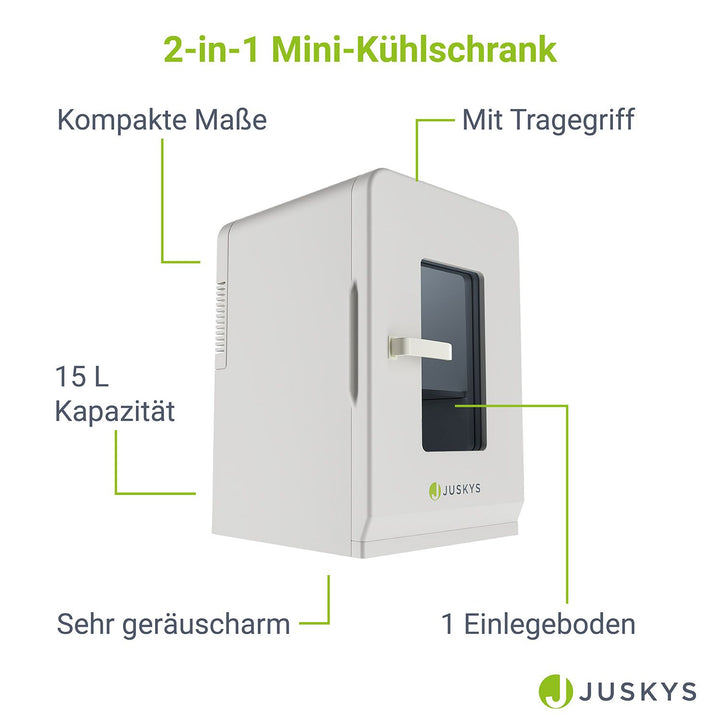 2-in-1 Mini-Kühlschrank 15 Liter
