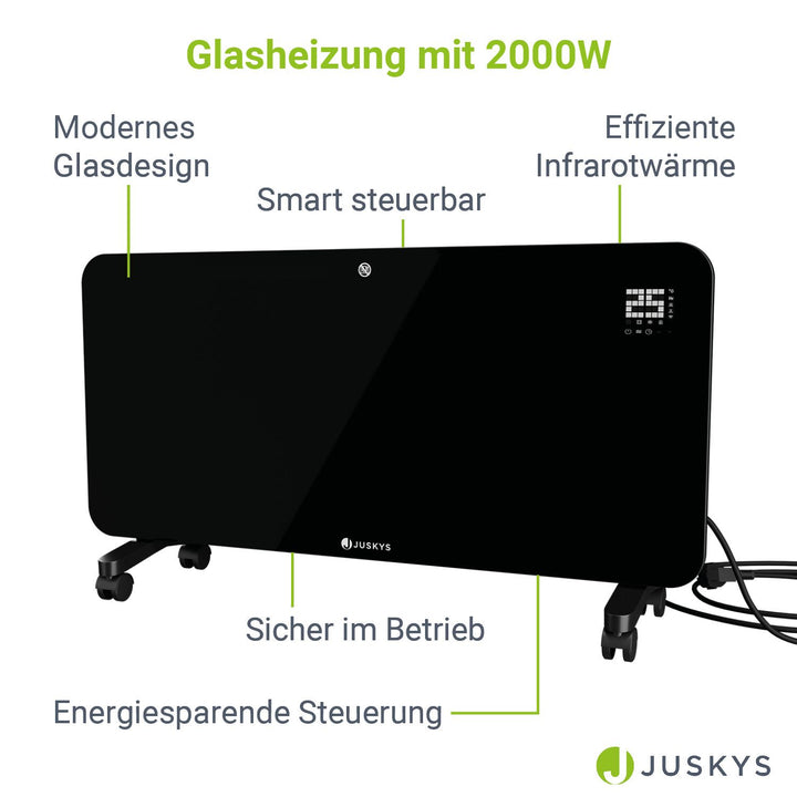 Infrarotheizung mit bis zu 2000 W