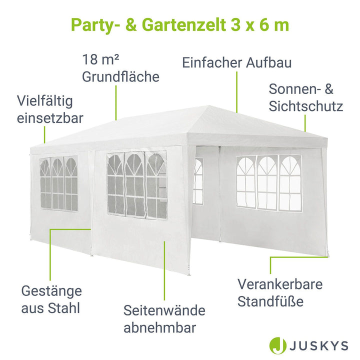 Partyzelt 3x6 m