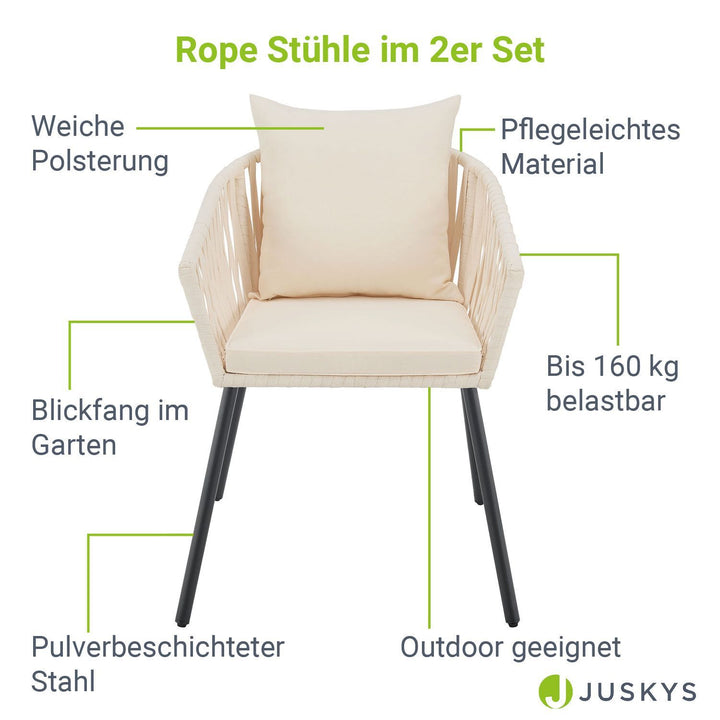 2er-Set Rope Stühle