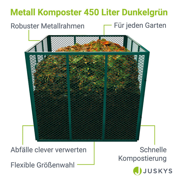 Metall Komposter für Gartenabfälle