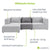 Modulares Sofa Domas - Variantenauswahl