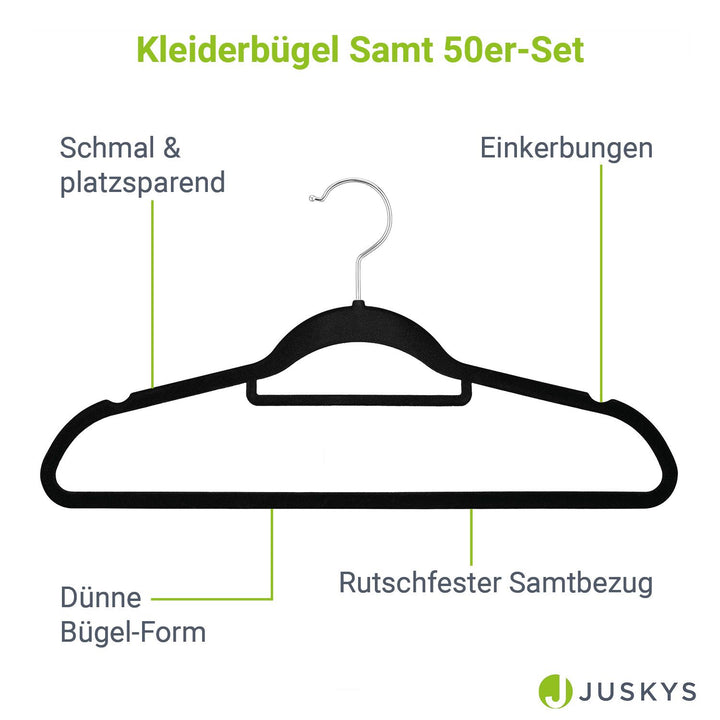 Kleiderbügel - Samt