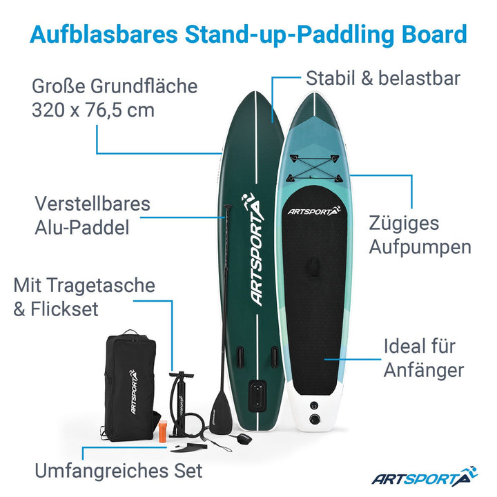 Stand Up Paddling Board - Komplett Set