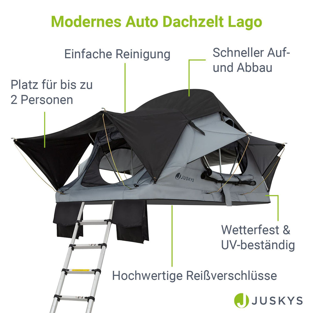Dachzelt für 2 Personen Lago