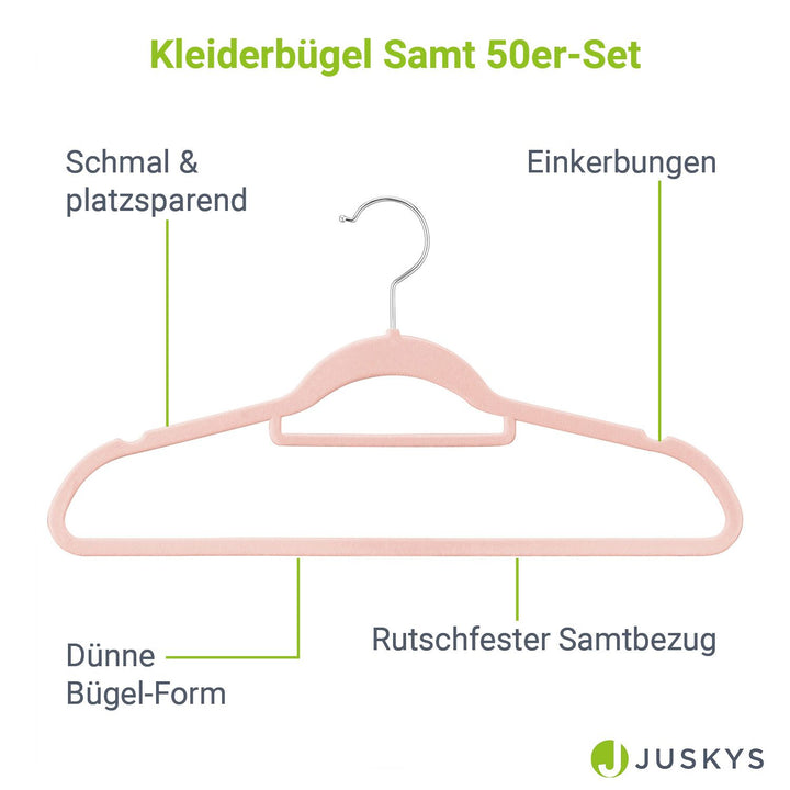 Kleiderbügel - Samt