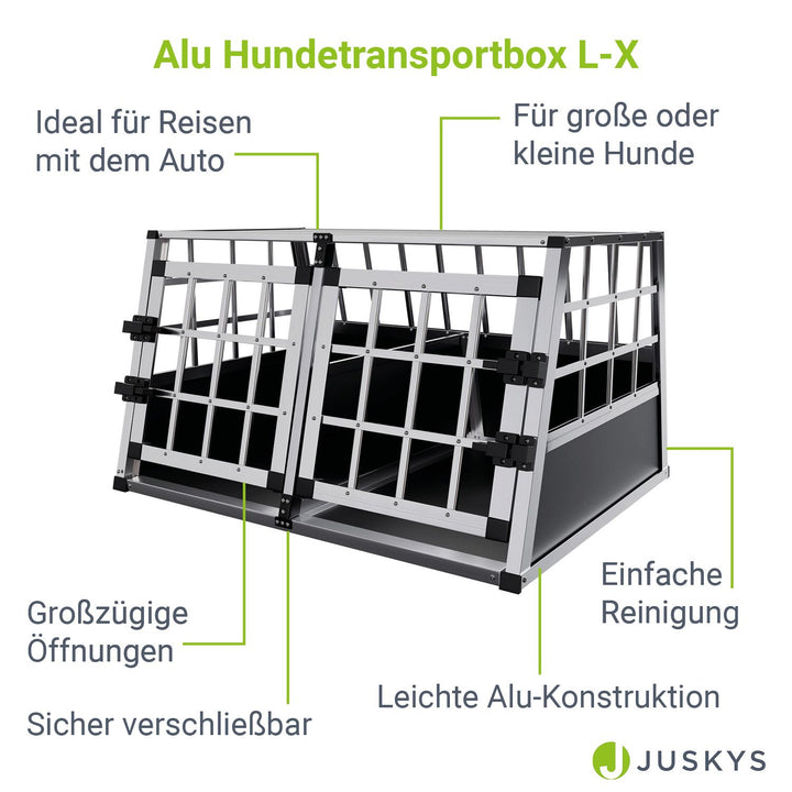 Aluminium Hundetransportbox