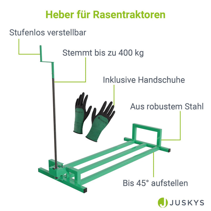 Rasentraktorheber bis 400 kg