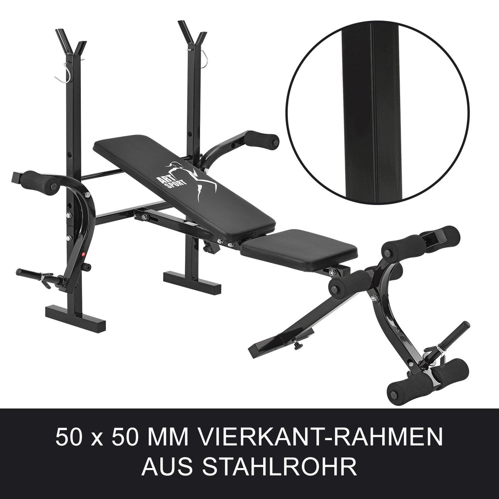 Hantelbank ProfiGym 1000 mit Hantelset