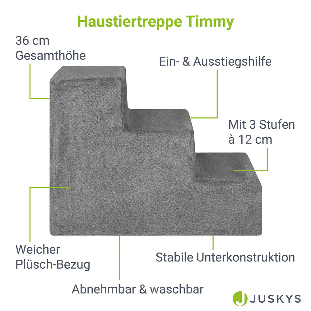 Haustiertreppe Timmy mit 3 Stufen