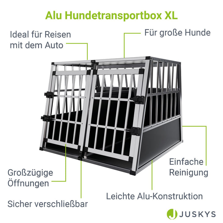 Aluminium Hundetransportbox