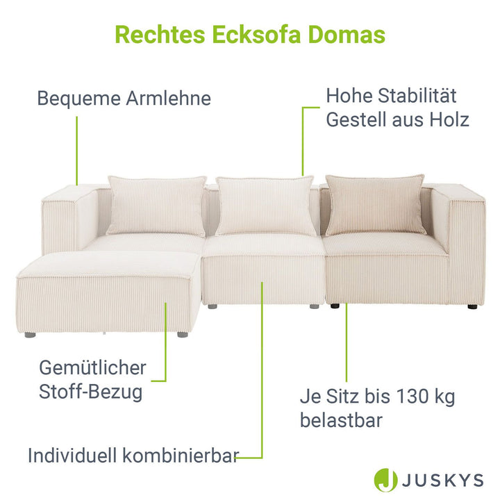 Modulares Sofa Domas - Variantenauswahl