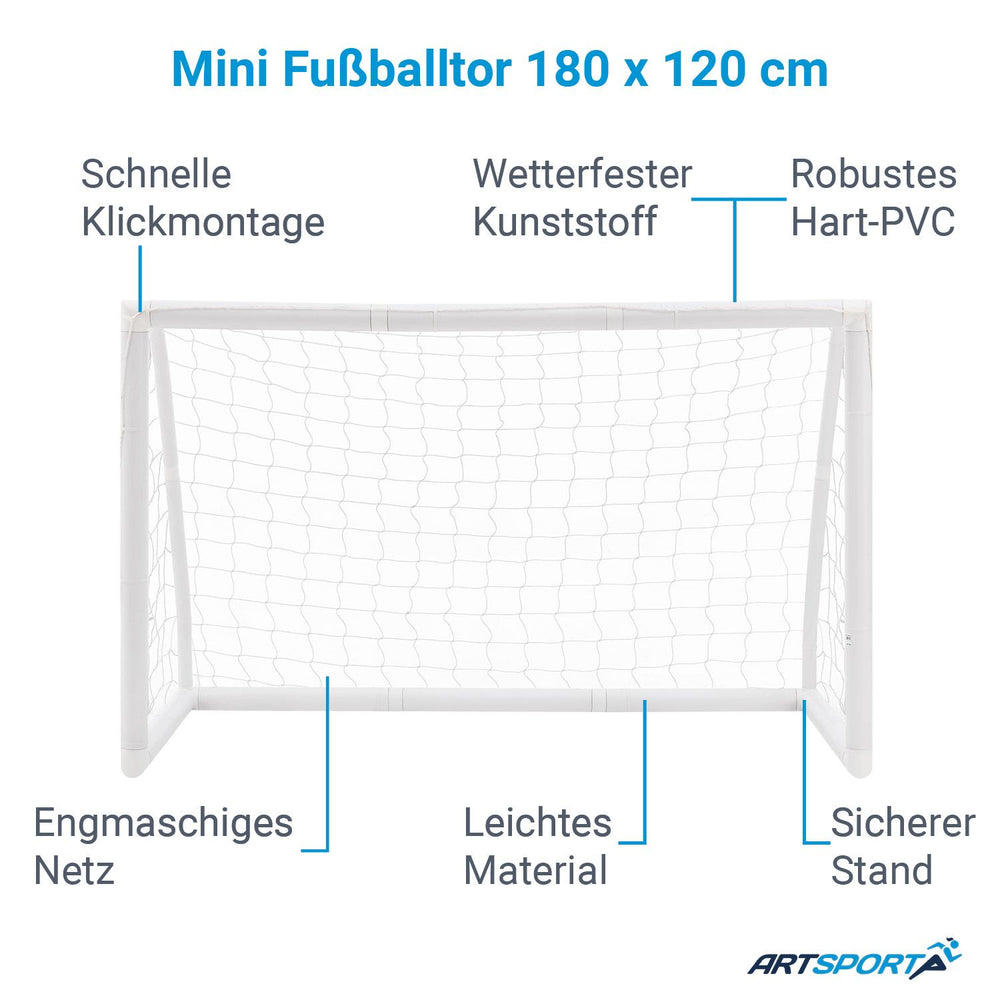 Fußballtor aus Hart-PVC