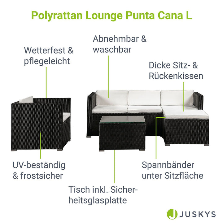 Polyrattan Lounge Punta Cana