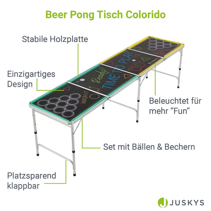 Beer Pong Tisch - diverse Designs