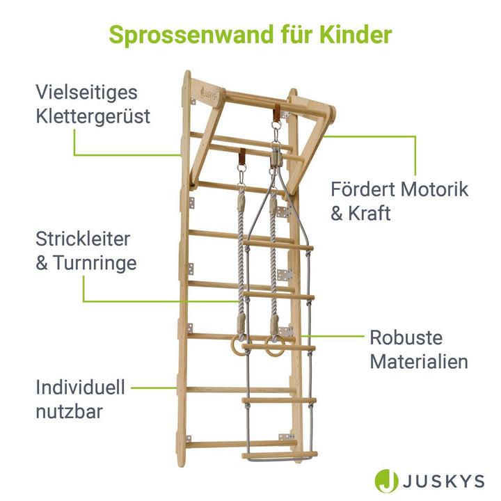 Sprossenwand für Kinder